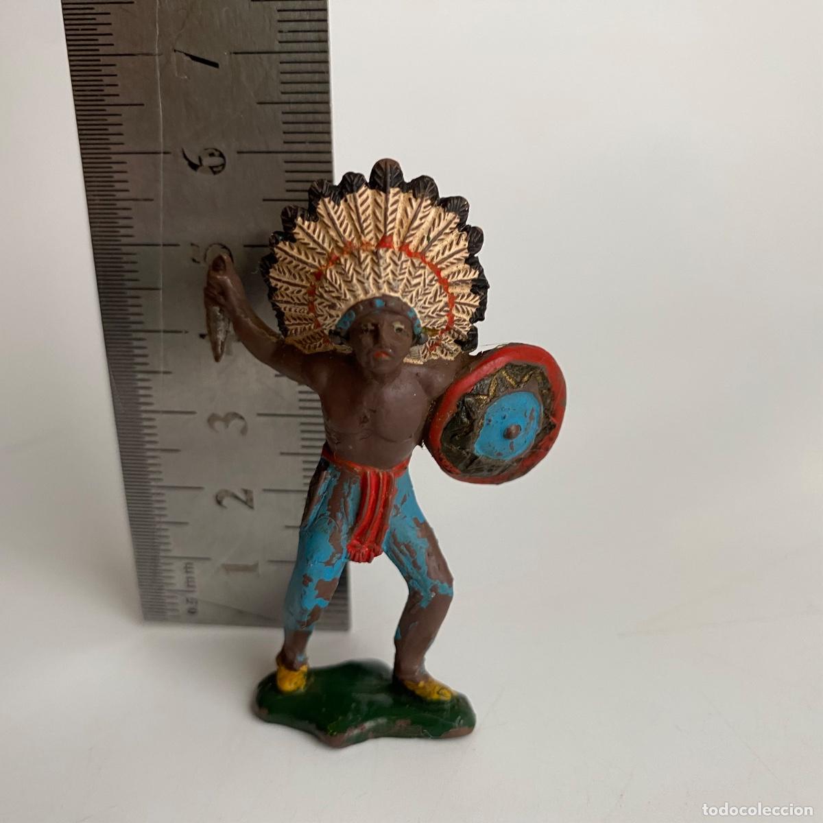 Figuras de goma y PVC: Guerrero indio de Teixido - Foto 3