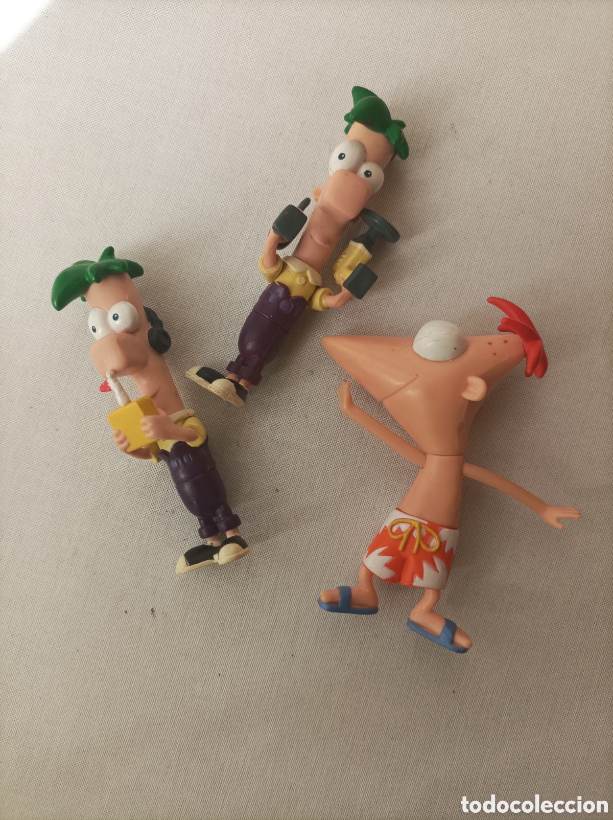 Figuras de goma y PVC: Lote figuras phineas y ferb - Foto 1