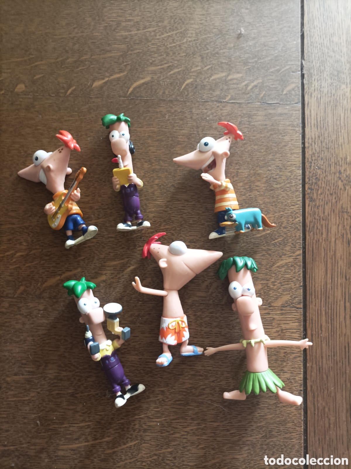 Figuras de goma y PVC: Lote figuras phineas y ferb - Foto 1