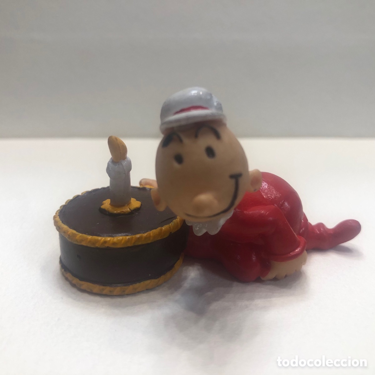 Figuras de goma y PVC: Cocoliso con pastel de la colecci&oacute;n Popeye comics spain - Foto 1