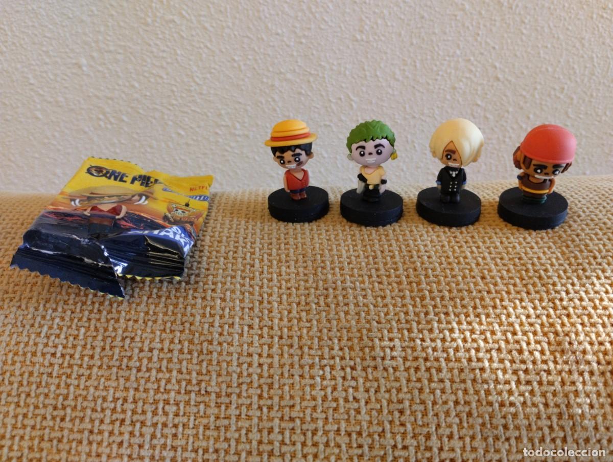 Figuras de goma y PVC: Lote mu&ntilde;ecos One Piece Phoskitos - Foto 1
