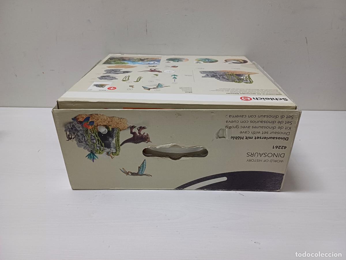 Figuras de goma y PVC: SET DE DINOSAURIOS CON CUEVA SCHLEICH. - Foto 11