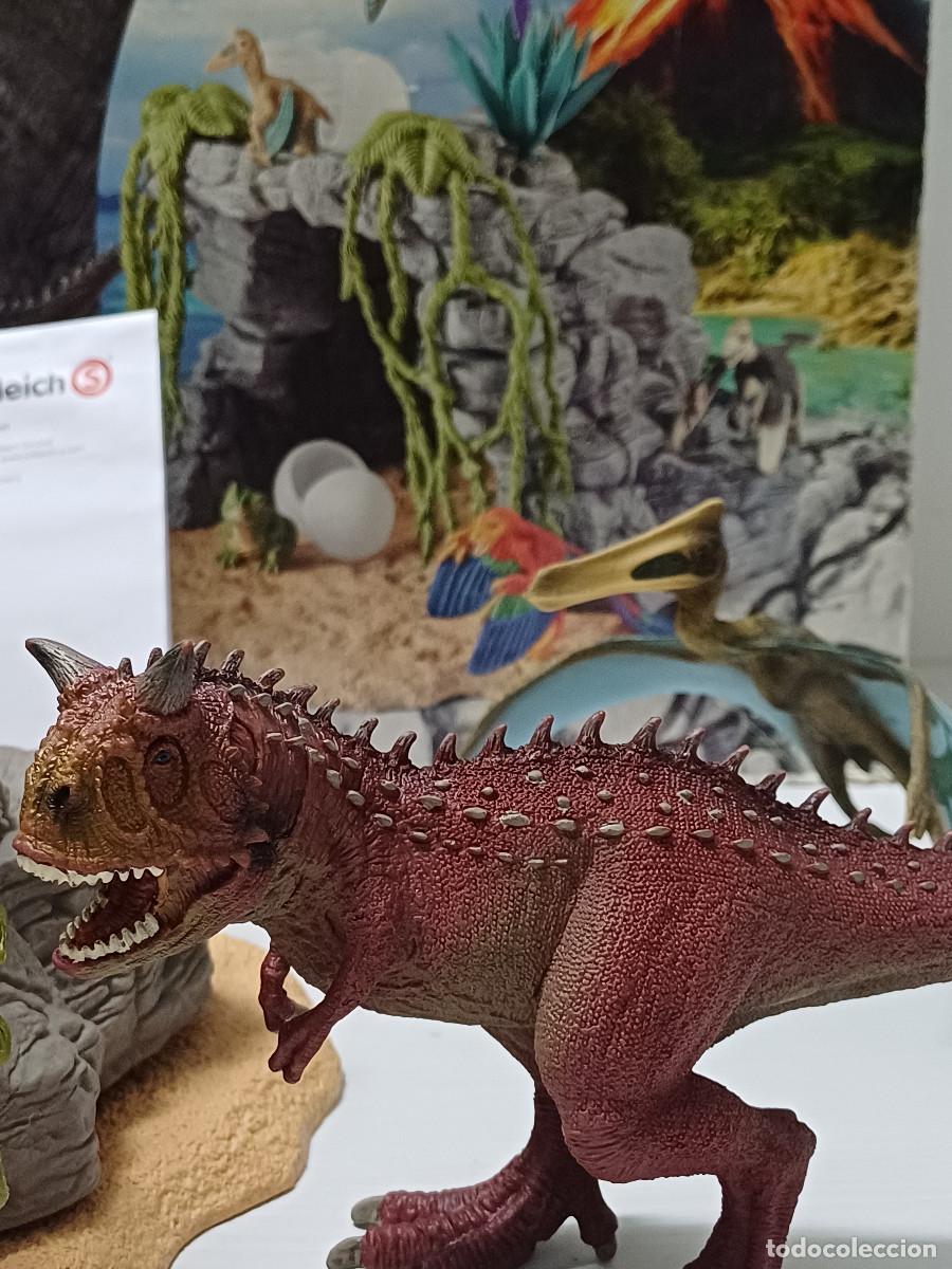 Figuras de goma y PVC: SET DE DINOSAURIOS CON CUEVA SCHLEICH. - Foto 6