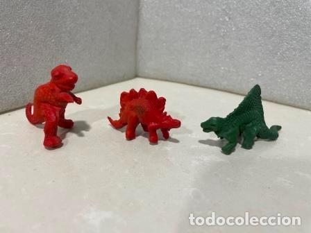 Figuras de goma y PVC: Montaplex - tres Dinosaurios - Foto 1