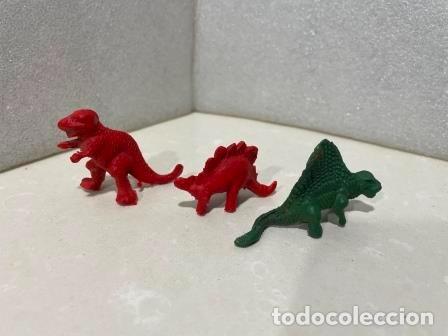 Figuras de goma y PVC: Montaplex - tres Dinosaurios - Foto 2