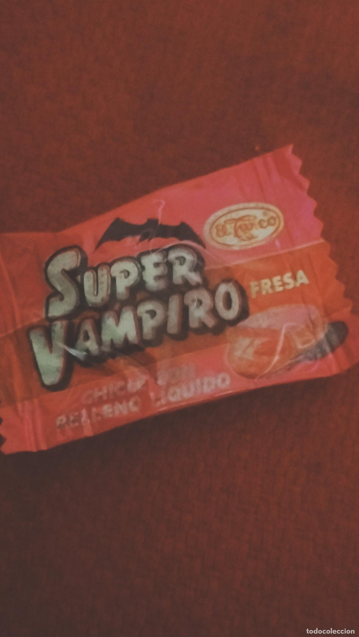 Figuras de goma y PVC: ANTIGUO CHICLE SUPER BAMPIRO - Foto 1