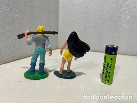 Figuras de goma y PVC: BULLYLAND - John Smith y Pocahontas 5 - Foto 2