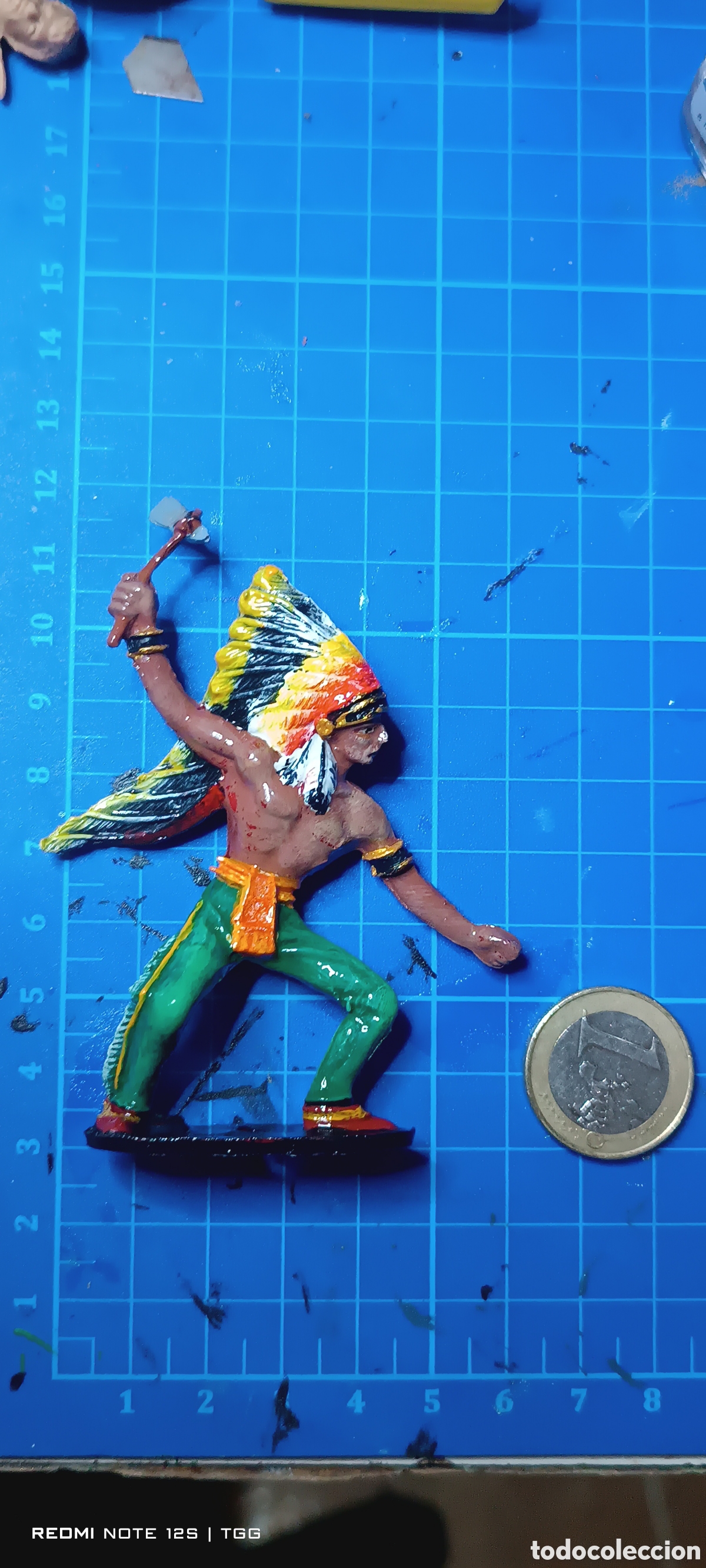 Figuras de goma y PVC: Indio Comansi 2 generaci&oacute;n - Foto 1