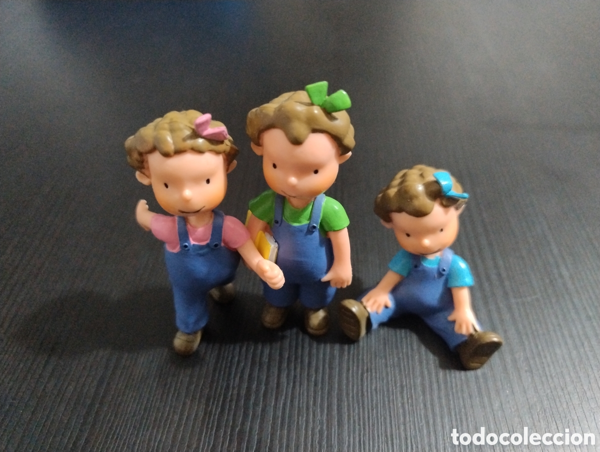 Figuras de Borracha e PVC: Las tres mellizas figuras de goma