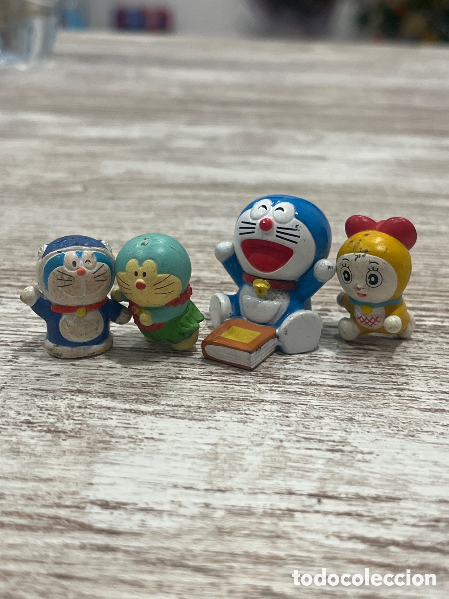 Figuras de goma y PVC: Lote Figuras Doraemon Mini PVC - Foto 1