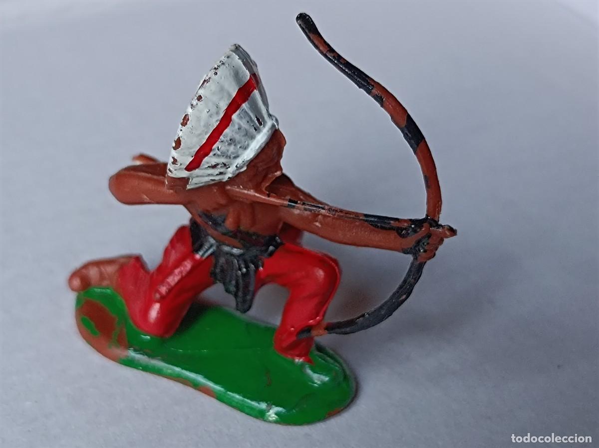 Figuras de goma y PVC: TRES INDIOS DE PL&Aacute;STICO - Foto 2