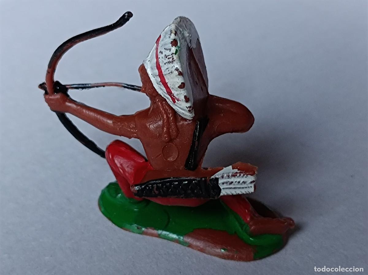 Figuras de goma y PVC: TRES INDIOS DE PL&Aacute;STICO - Foto 3