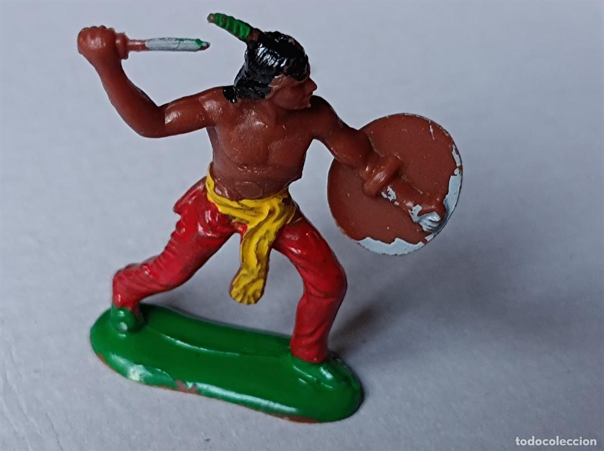Figuras de goma y PVC: TRES INDIOS DE PL&Aacute;STICO - Foto 4