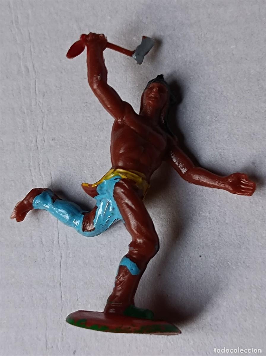 Figuras de goma y PVC: TRES INDIOS DE PL&Aacute;STICO - Foto 6
