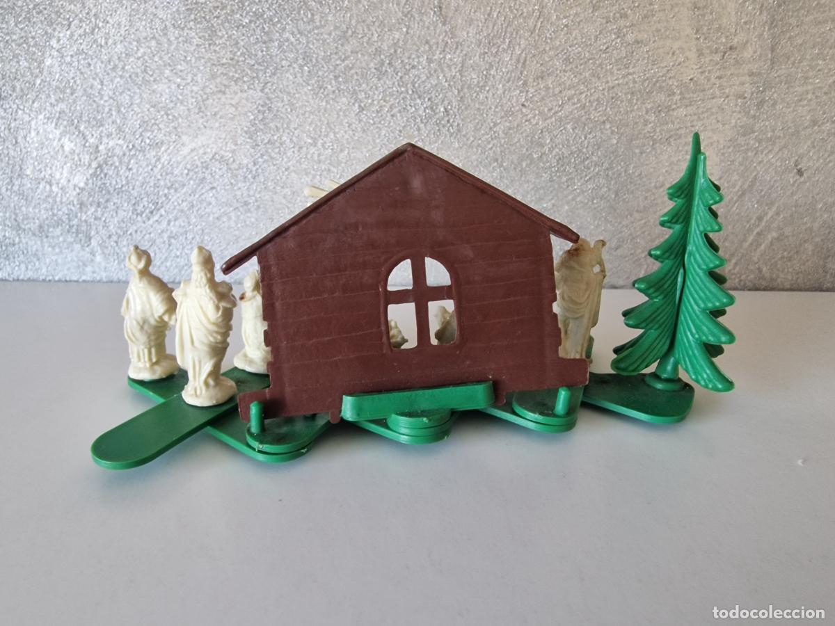 Figuras de goma y PVC: CURIOSO MINI BELEN DE PLASTICO - Foto 6