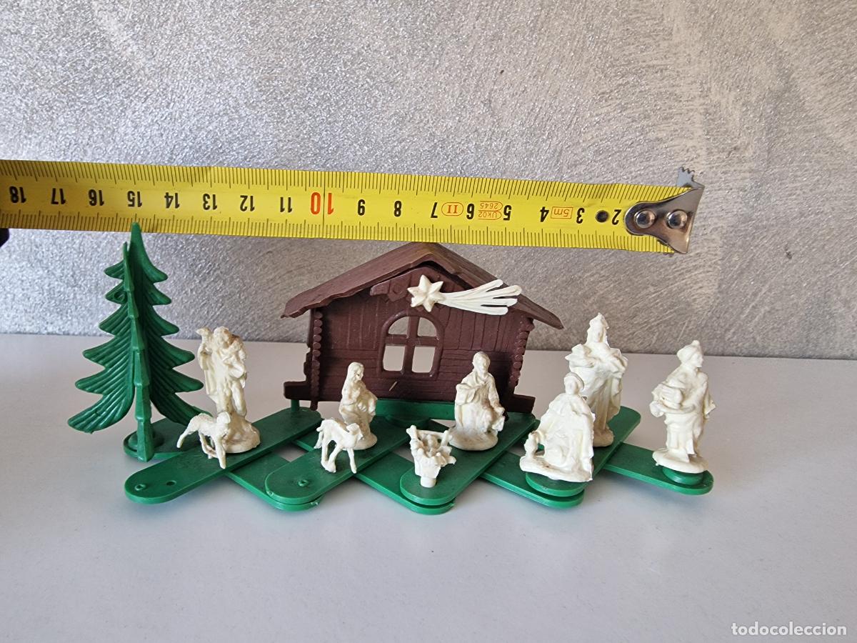 Figuras de goma y PVC: CURIOSO MINI BELEN DE PLASTICO - Foto 9