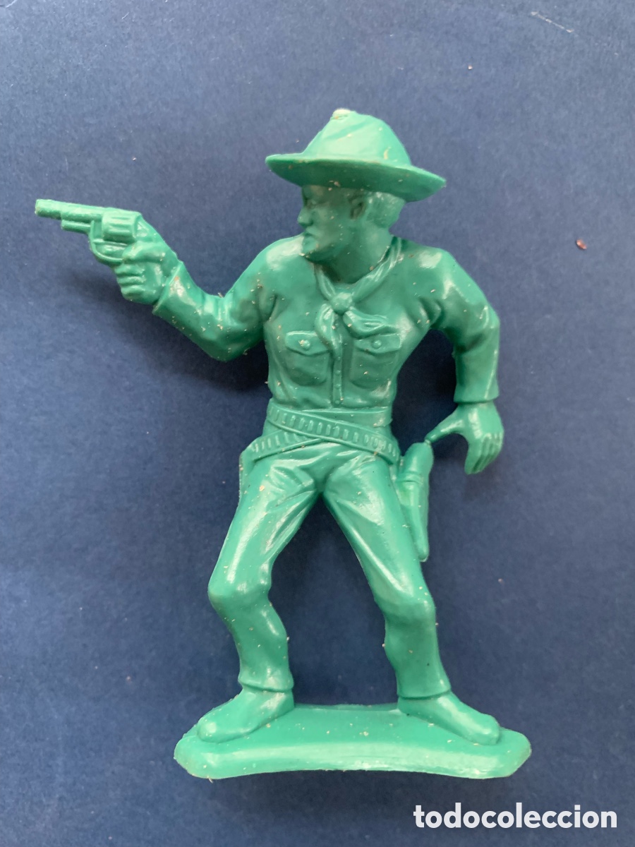 Figuras de goma y PVC: Vaquero pl&aacute;stico 60 mm - Foto 1