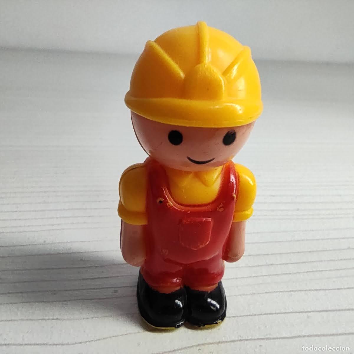 Figuras de goma y PVC: FIGURA OBRERO - 5 CM. - Foto 1