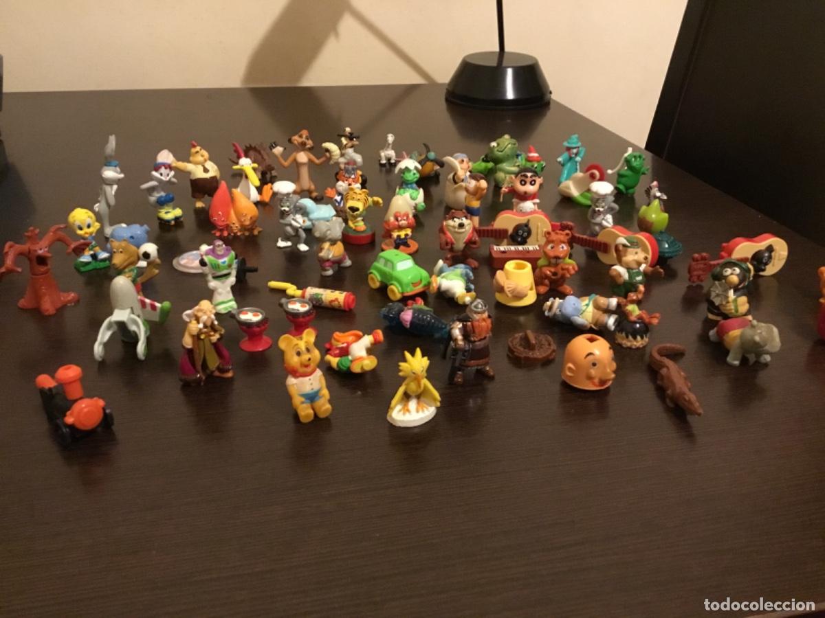 Figuras de goma Kinder: Kinder sorpresa mu&ntilde;ecos lote - Foto 1