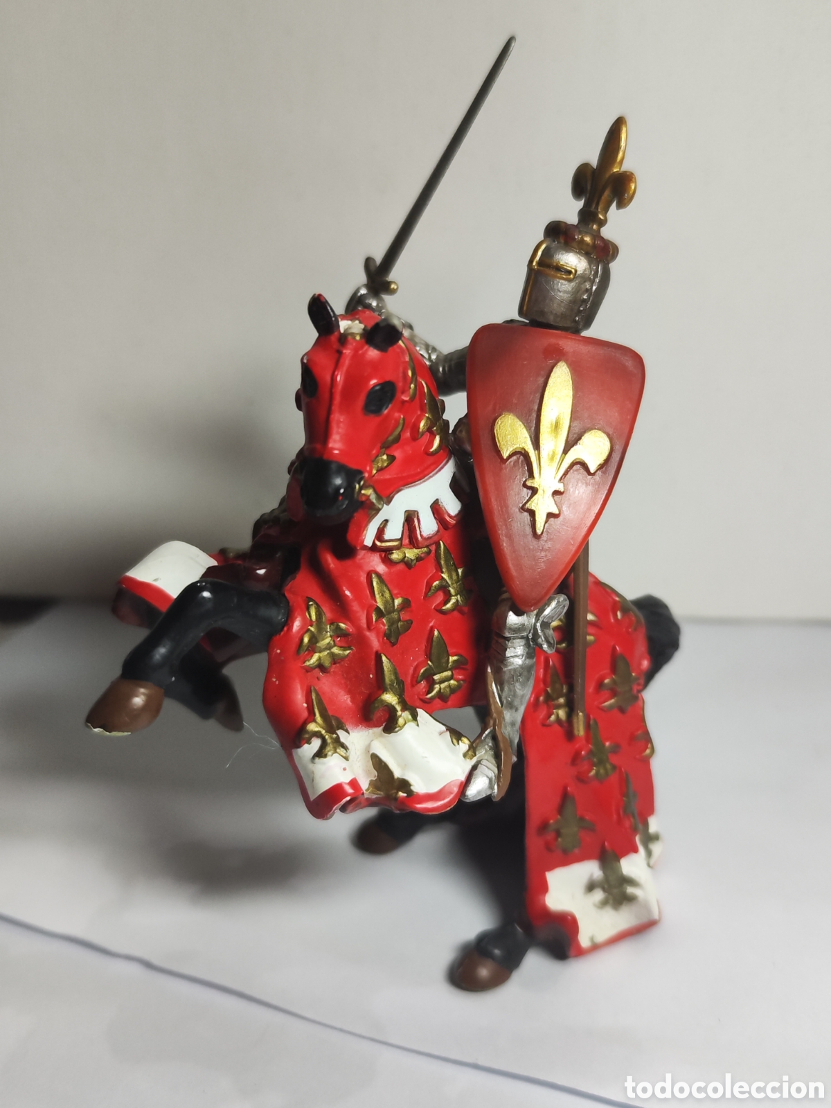 Figure di Gomma e PVC: Figura caballo medieval pvc