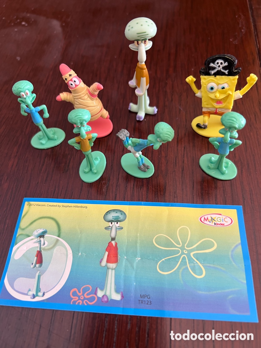 Figuras de goma Kinder: Figuras Bob Esponja Kinder - Foto 1