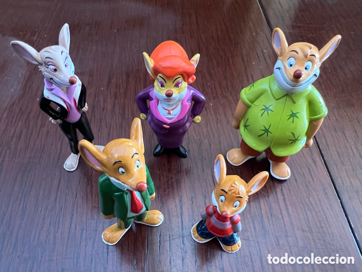 Figuras de goma y PVC: Figuras Geronimo Stilton no dunkin - Foto 1