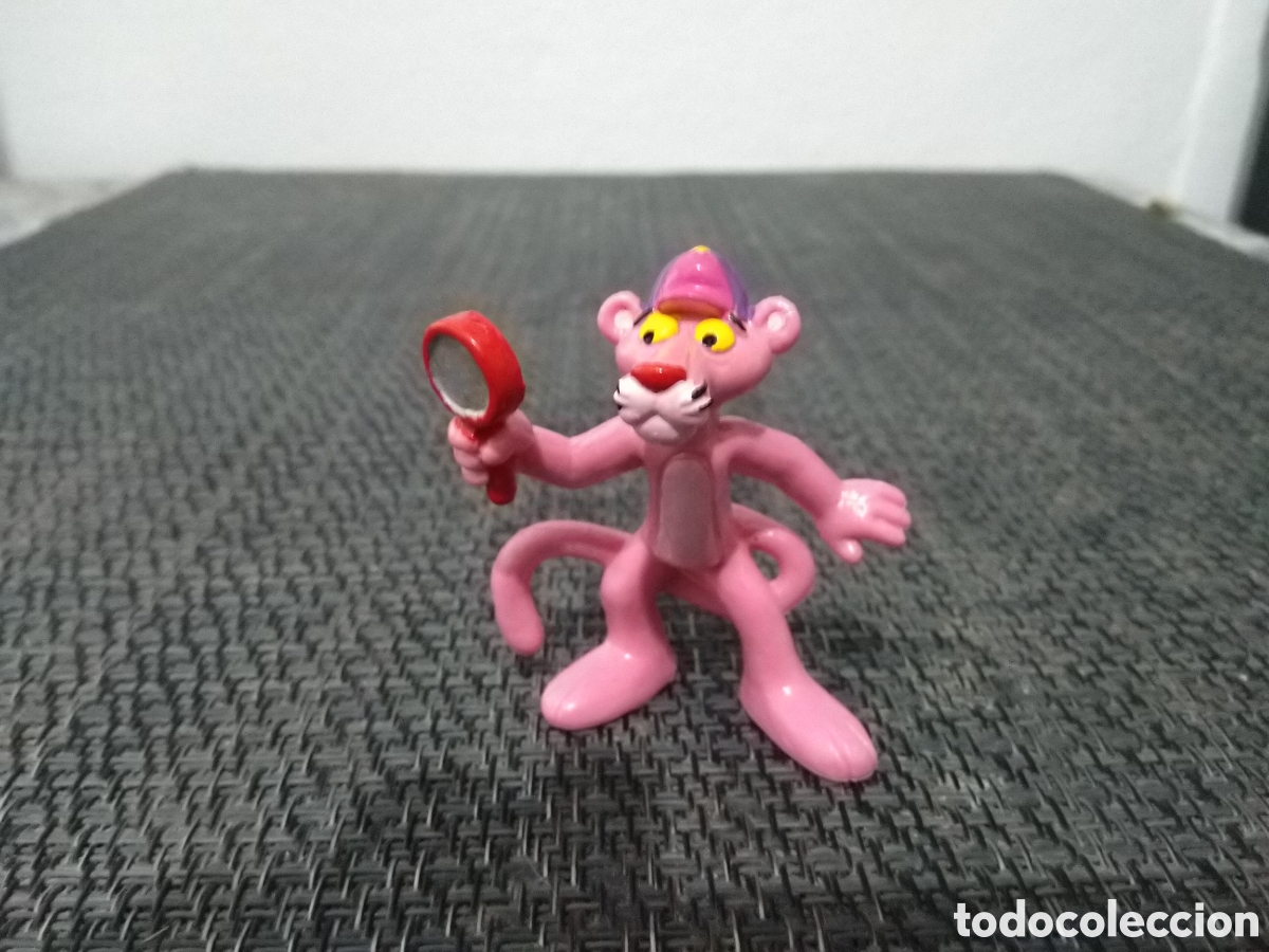 Figuras de Goma y PVC: FIGURA PVC PANTERA ROSA BULLY PINK PANTHER SHOW OF SERIE TV TELEVISION A&Ntilde;OS 80 SHERLOCK LUPA HOLMES