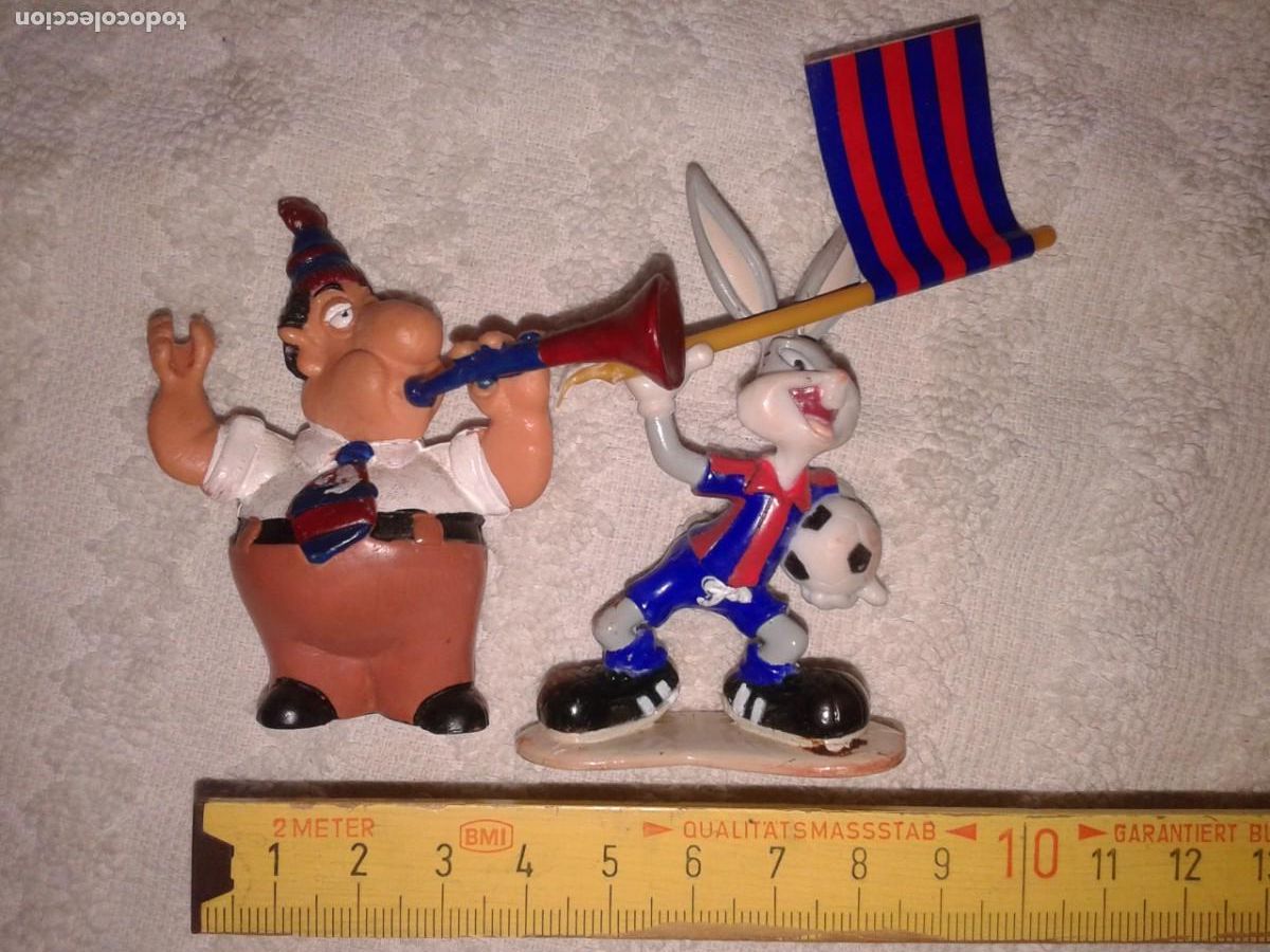 Figuras de goma y PVC: BUGS BUNNY y JORDI CULE, mu&ntilde;ecos del BAR&Ccedil;A, M - Foto 1