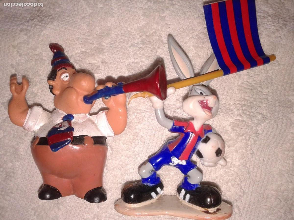 Figuras de goma y PVC: BUGS BUNNY y JORDI CULE, mu&ntilde;ecos del BAR&Ccedil;A, M - Foto 2