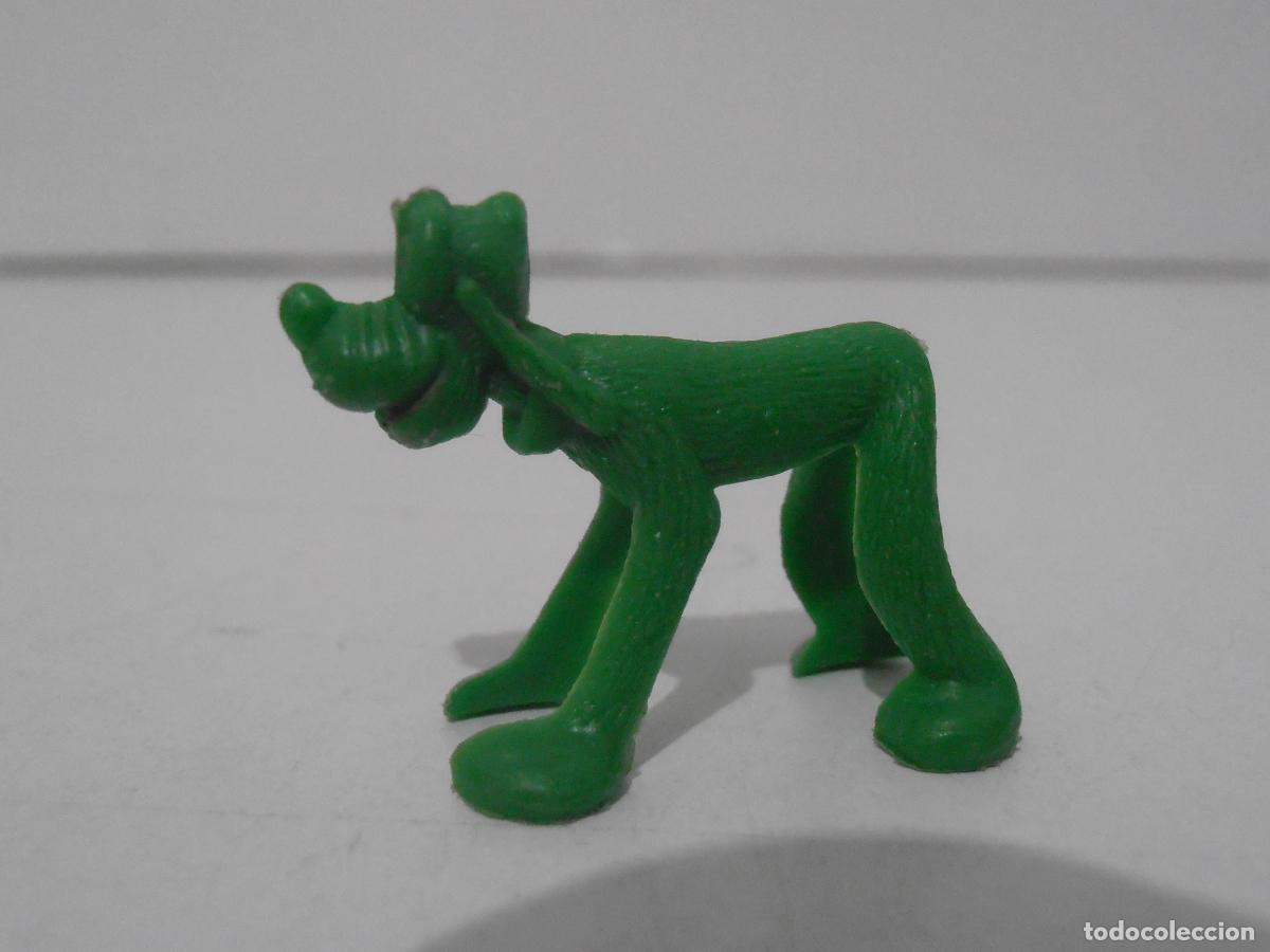 Figuras de goma y PVC: FIGURA DUNKIN DANONE DISNEY, PLUTO, VERDE - Foto 2