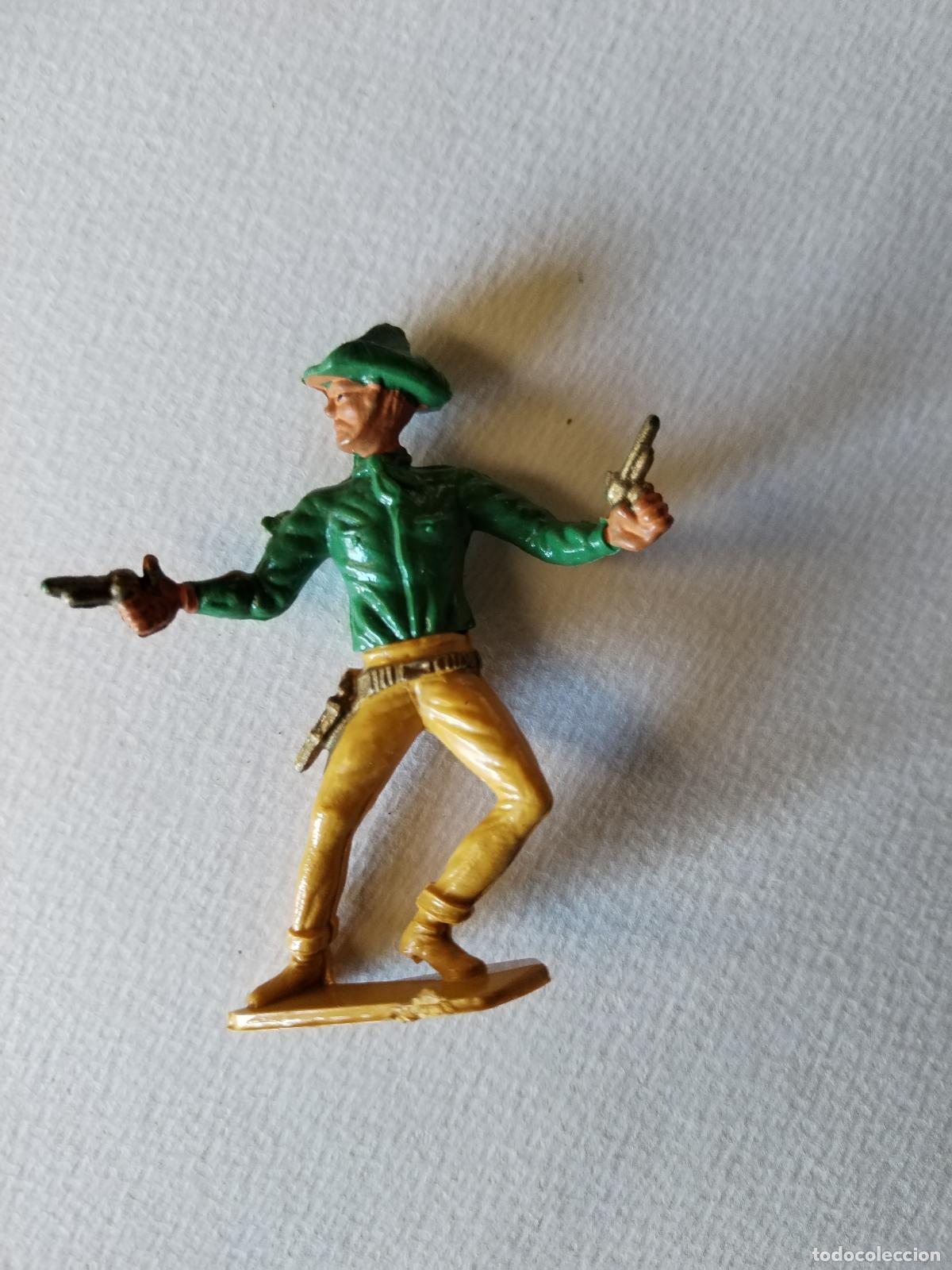Gummi- und PVC-Figuren: FIGURA PVC DEL OESTE COWBOY ORIGINAL VINTAGE - c129