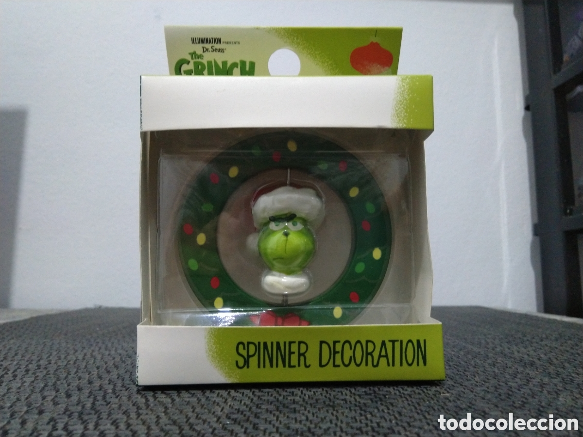 Figuras de goma y PVC: ADORNO DE NAVIDAD EL GRINCH SPINNER
