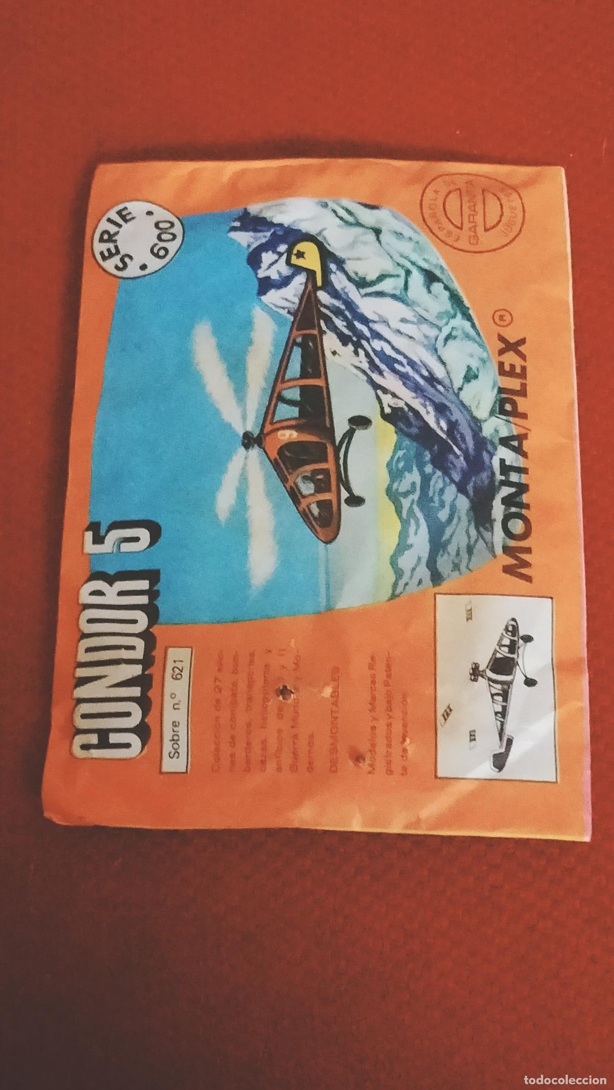 Figuras de goma y PVC: ANTIGUO SOBRE MONTA PLEX CONDOR 5 - Foto 3