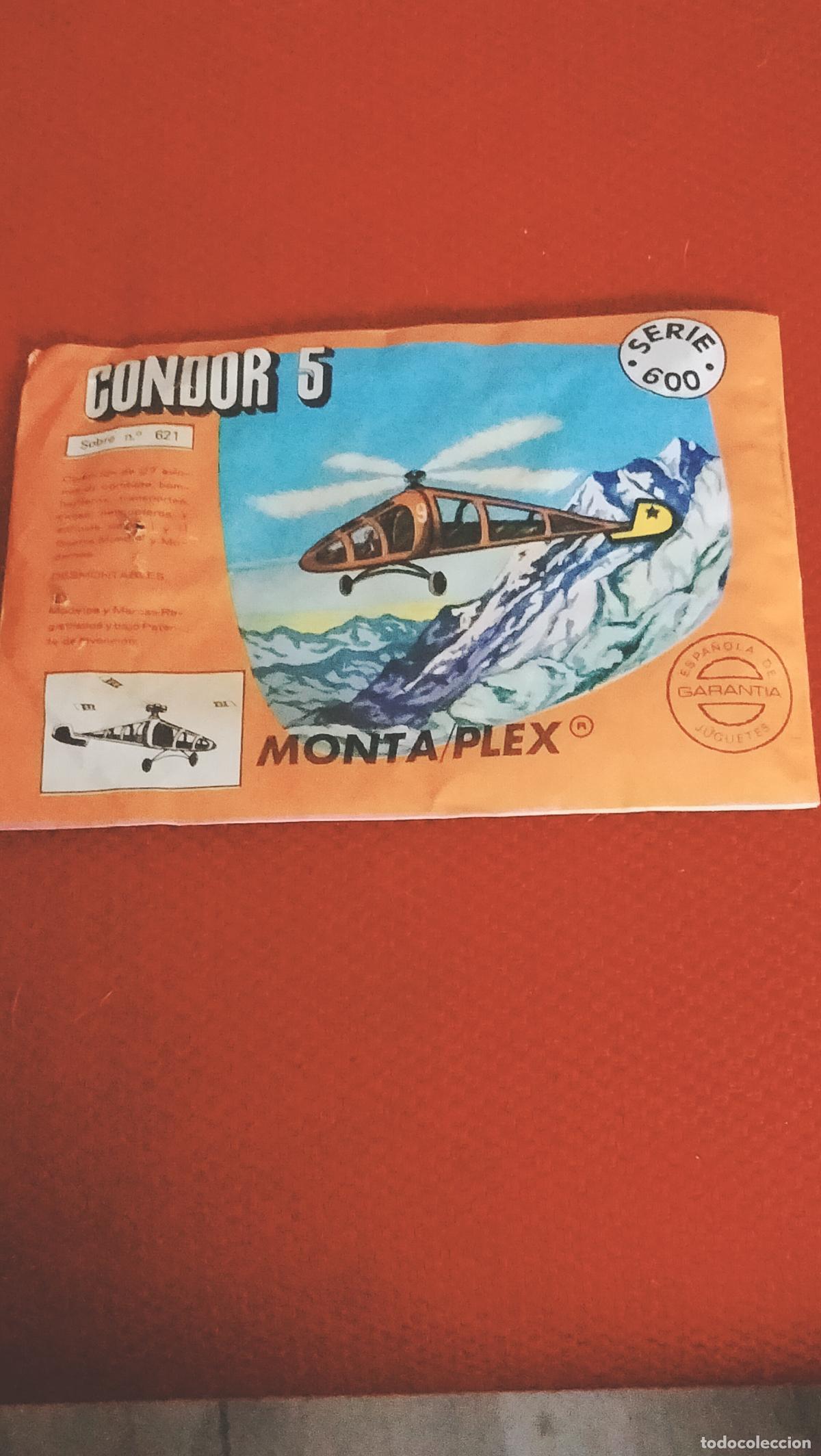 Figuras de goma y PVC: ANTIGUO SOBRE MONTA PLEX CONDOR 5 - Foto 1