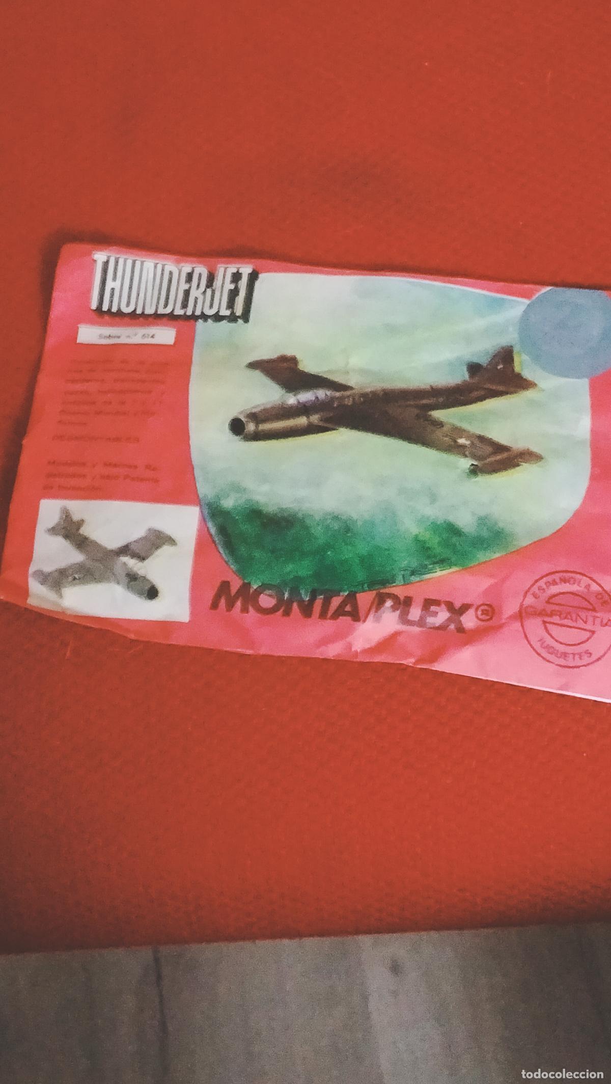 Figuras de goma y PVC: ANTIGUO SOBRE MONTA-PLEX THUNDERJET - Foto 3