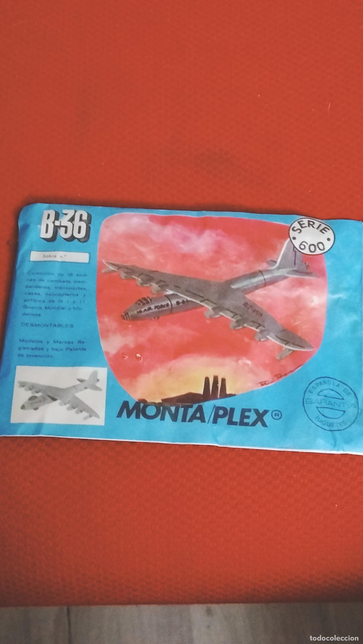 Figuras de goma y PVC: ANTIGUO SOBRE MONTA PLEX B-36 - Foto 1