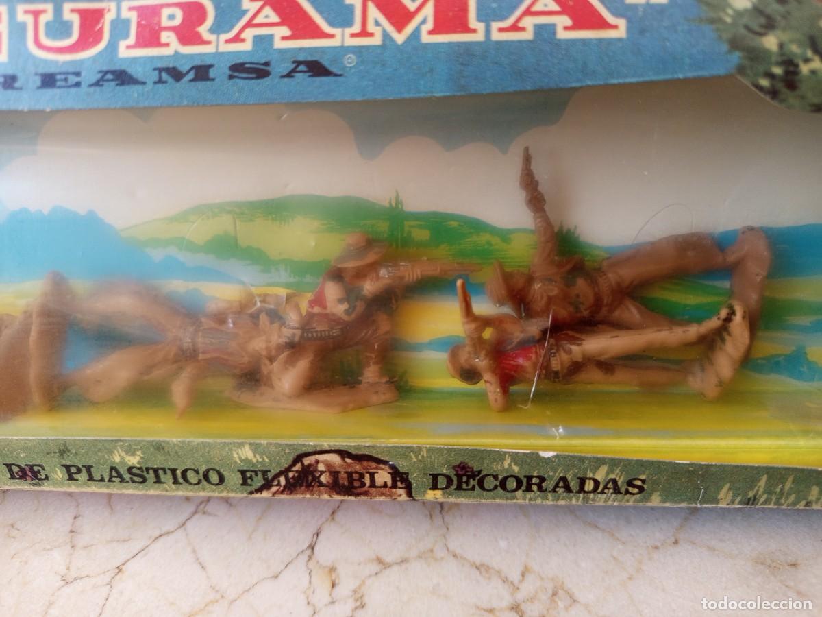 Figuras de goma y PVC: Antiguo Figuranma de Reamsa. Ref. 576. Completo - Foto 2