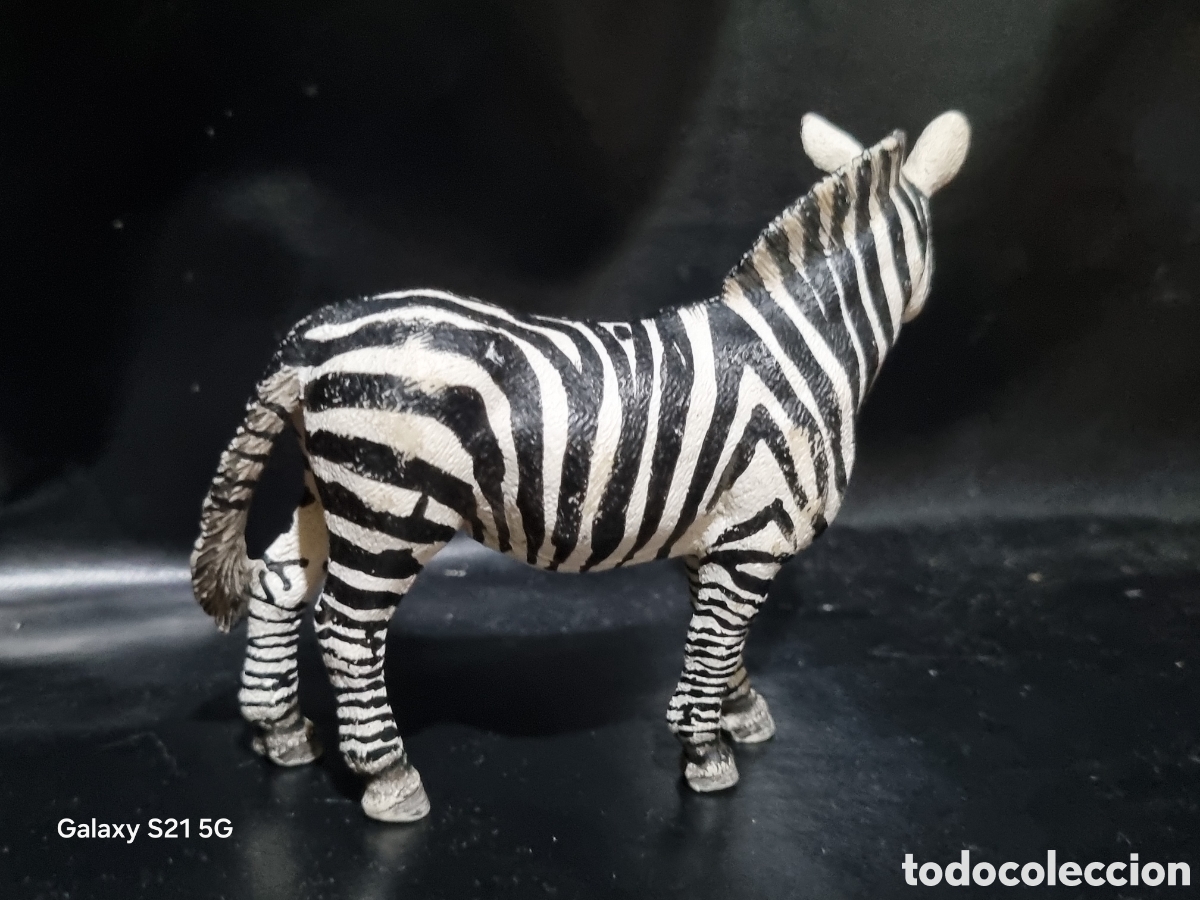 Figuras de goma y PVC: FIGURA PVC CEBRA SCHLEICH - Foto 2