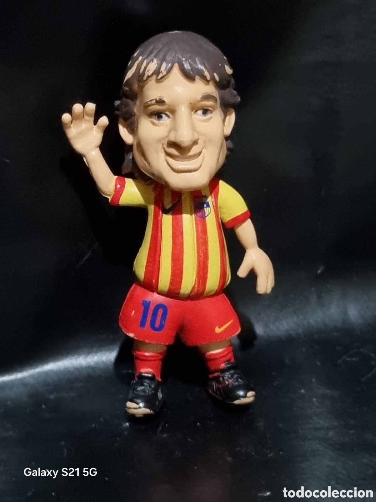Figuras de goma y PVC: FIGURA PVC MESSI BARCELONA - Foto 1