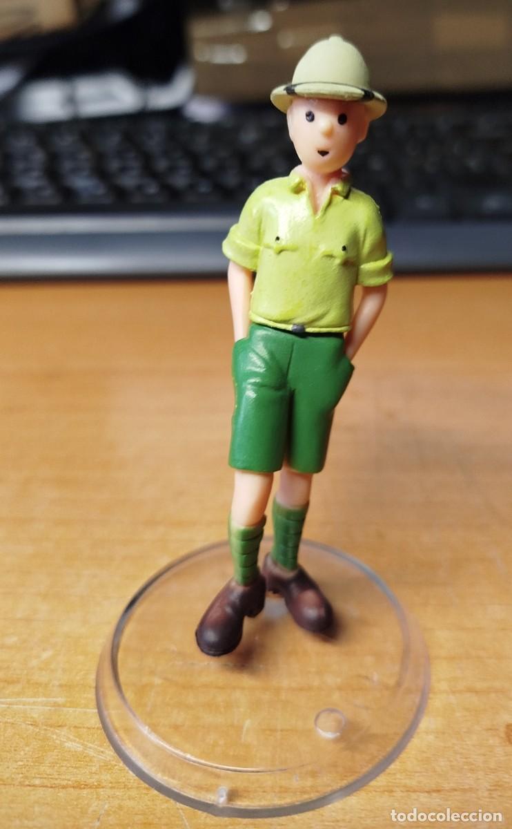 Figuras de goma y PVC: figura tintin explorador - Foto 1