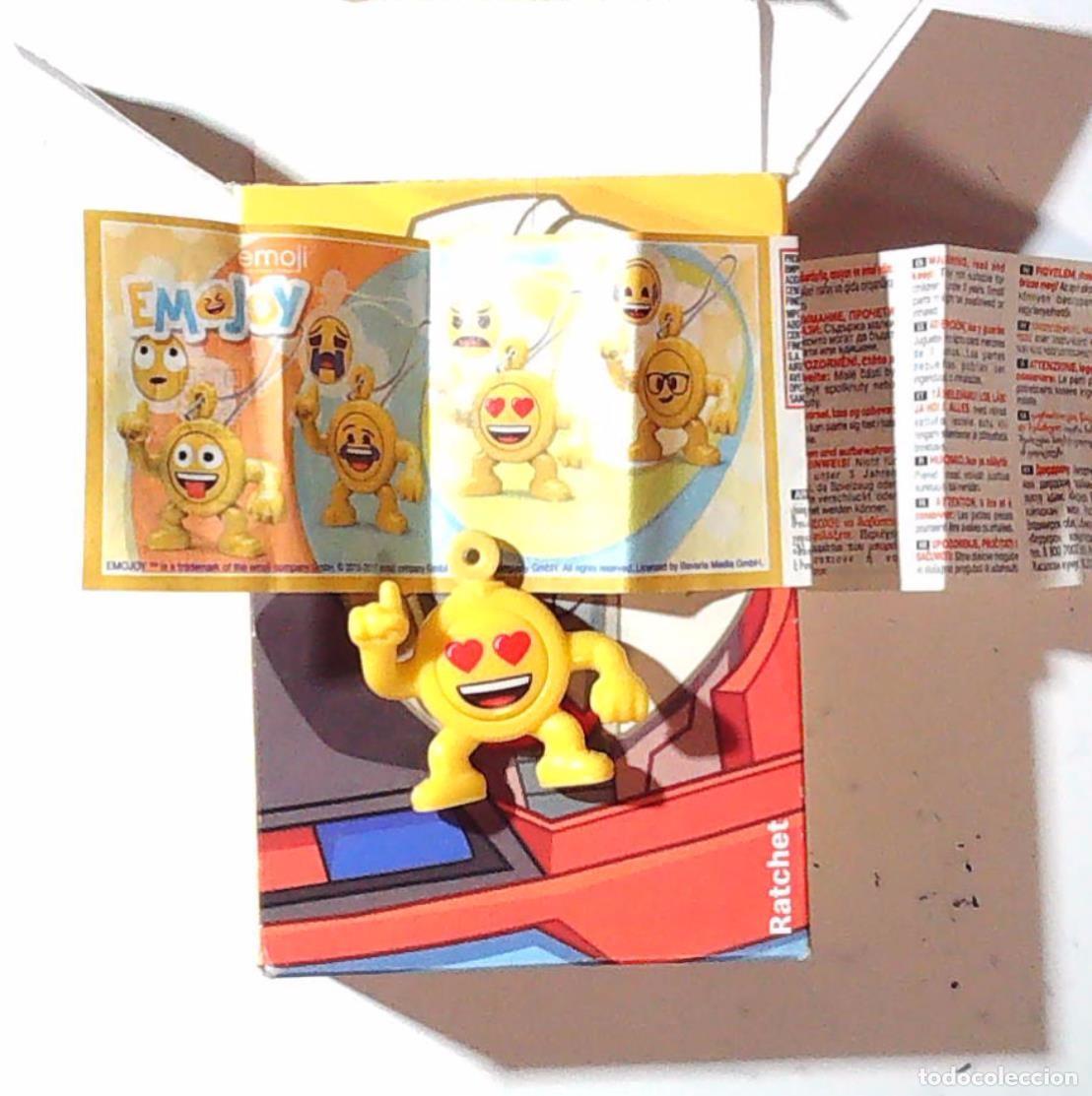 Figuras de goma y PVC: emojoy emoji kinder surprise em02 - Foto 1