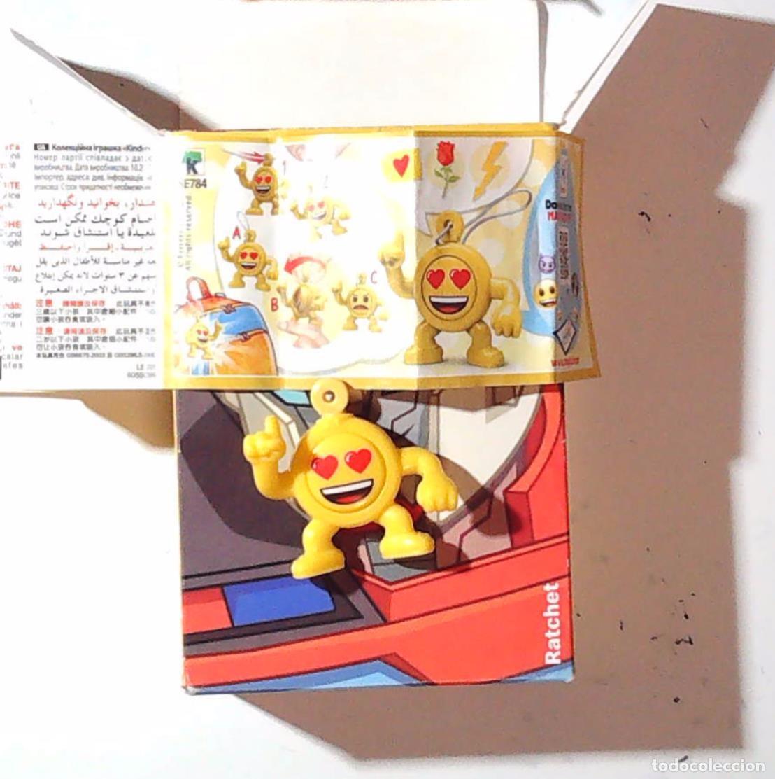 Figuras de goma y PVC: emojoy emoji kinder surprise em02 - Foto 2