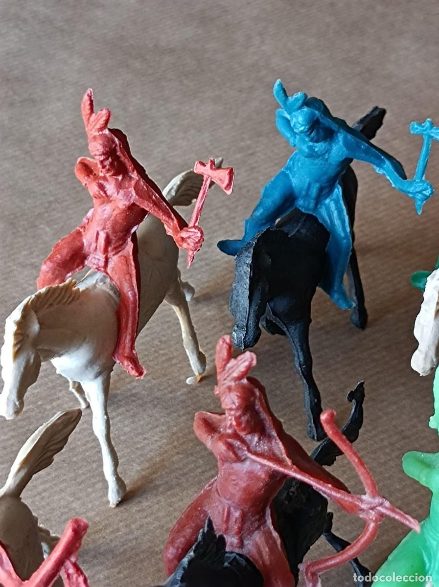 Figuras de goma y PVC: FIGURAS COMANSI Y REIGON SERIE OESTE INDIOS - Foto 7