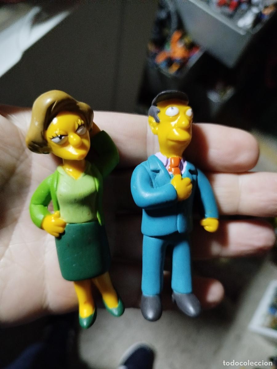 Figuras de goma y PVC: 2 figuras simpsons pvc - Foto 1