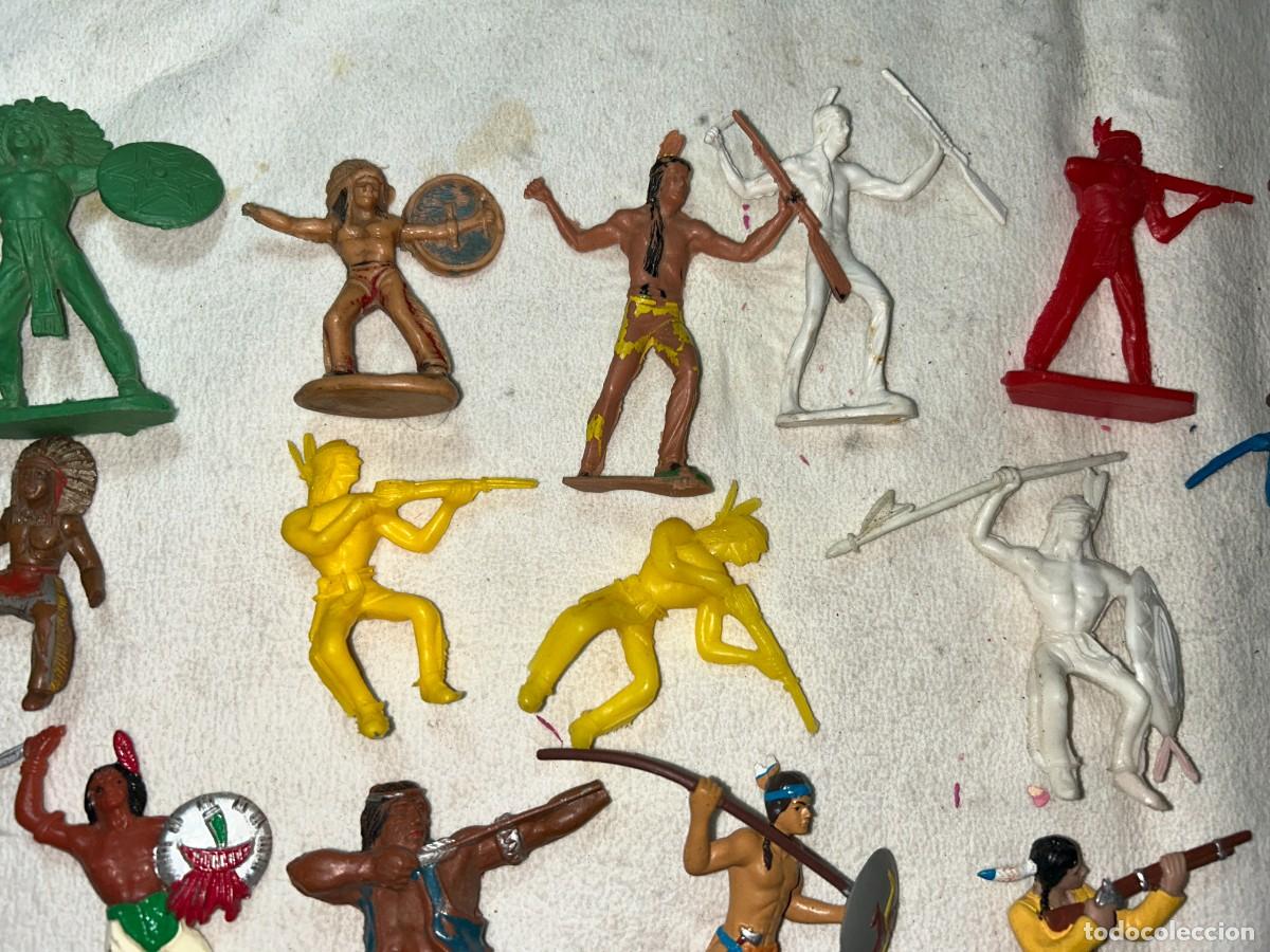 Figuras de goma y PVC: LOTE DE INDIOS DE COMANSI KIOSCO PIPERO - Foto 3