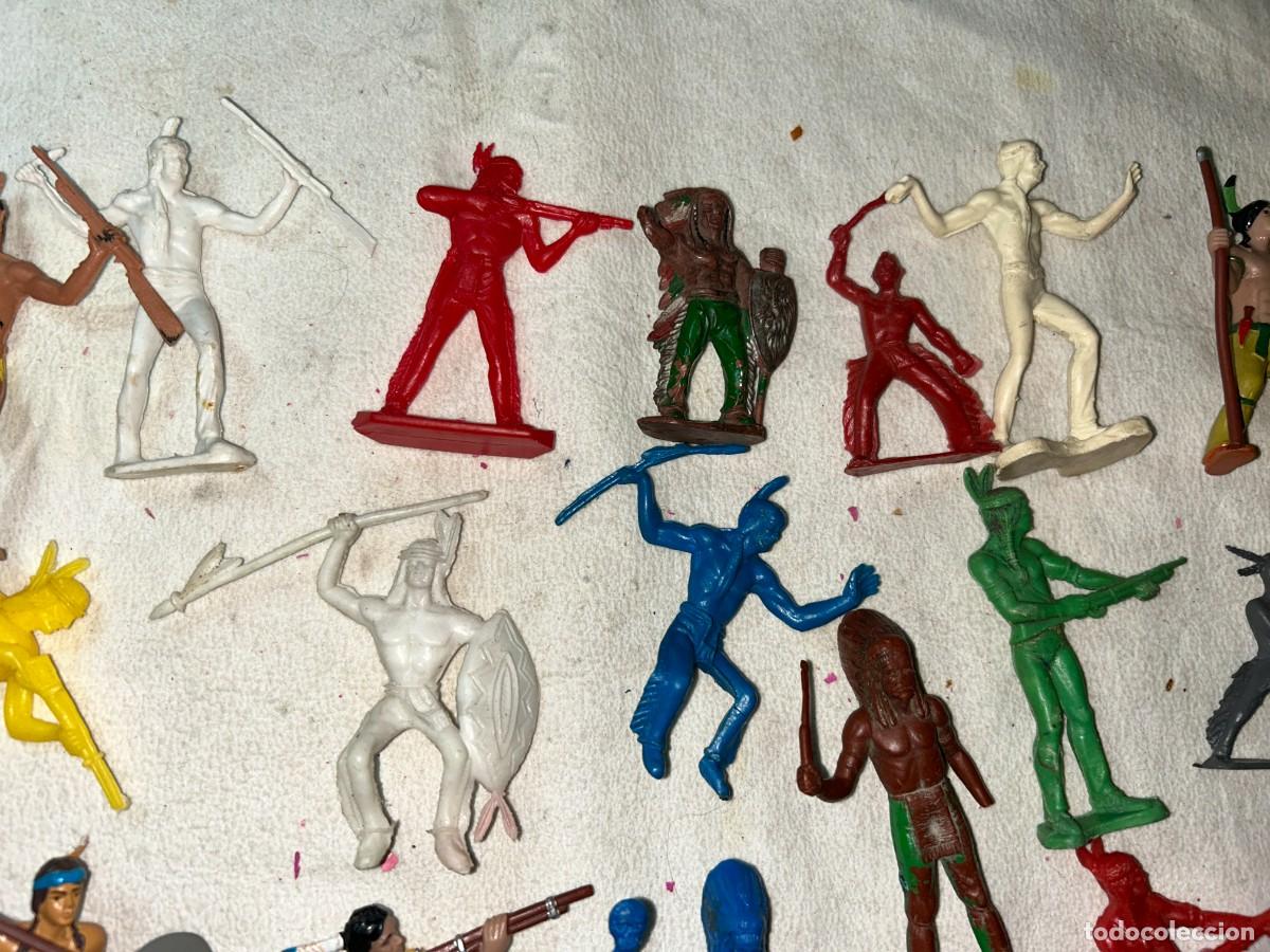 Figuras de goma y PVC: LOTE DE INDIOS DE COMANSI KIOSCO PIPERO - Foto 4