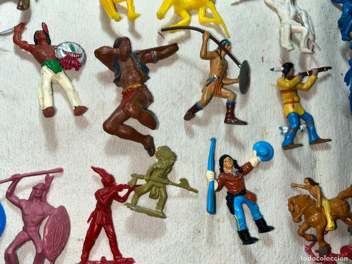 Figuras de goma y PVC: LOTE DE INDIOS DE COMANSI KIOSCO PIPERO - Foto 7