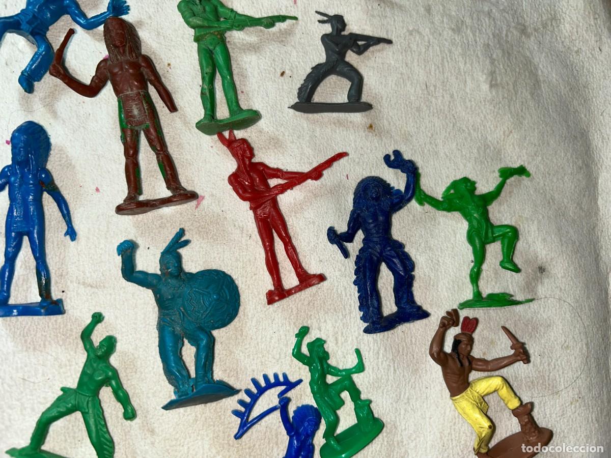 Figuras de goma y PVC: LOTE DE INDIOS DE COMANSI KIOSCO PIPERO - Foto 9