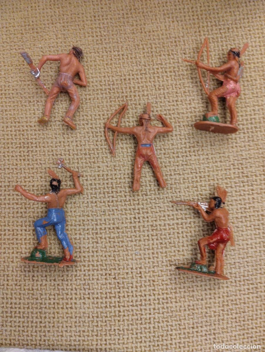 Figuras de goma y PVC: Indios antiguos pl&aacute;stico - Foto 2