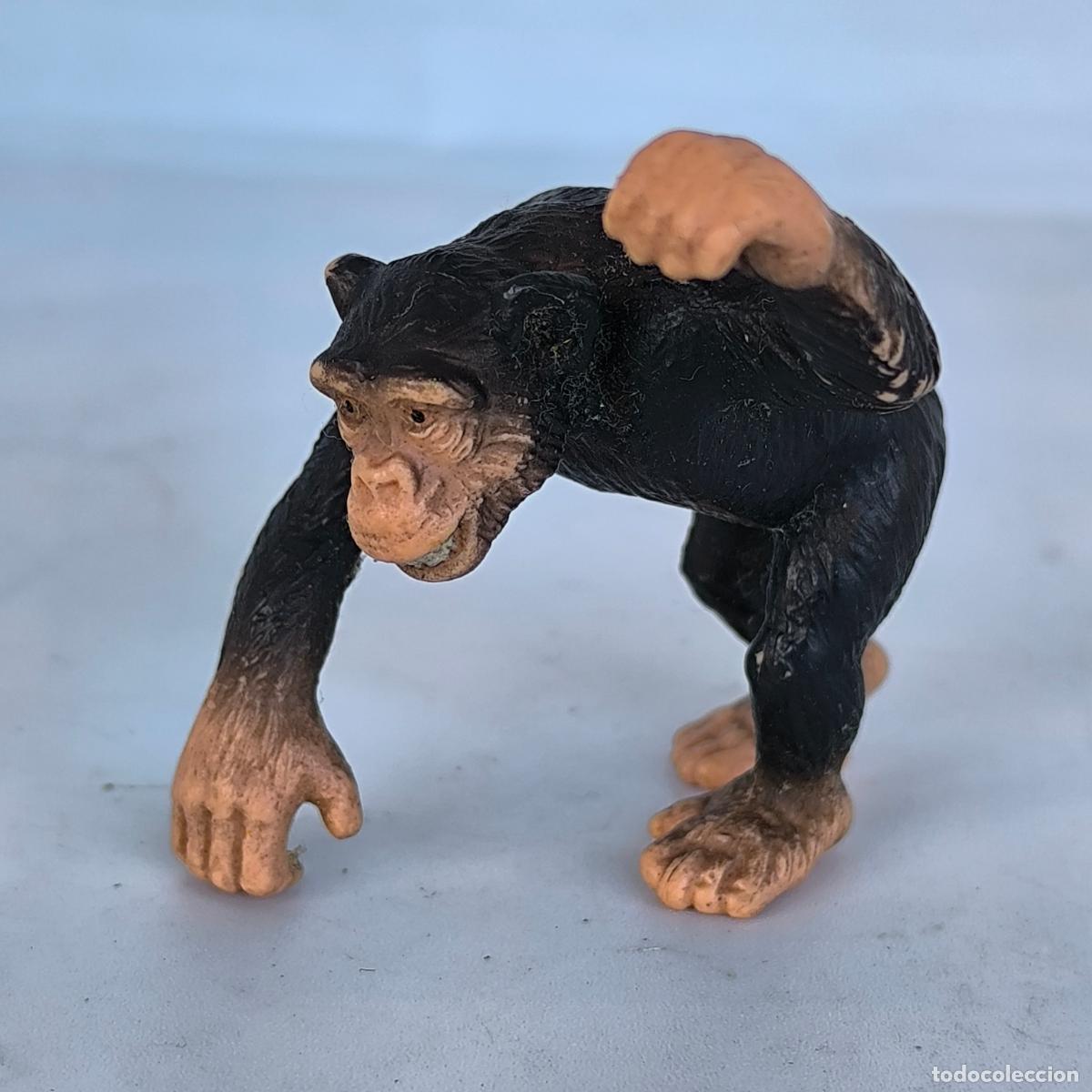 Figuras de goma y PVC: Figura mono chimpanc&eacute; sin marca - Foto 1